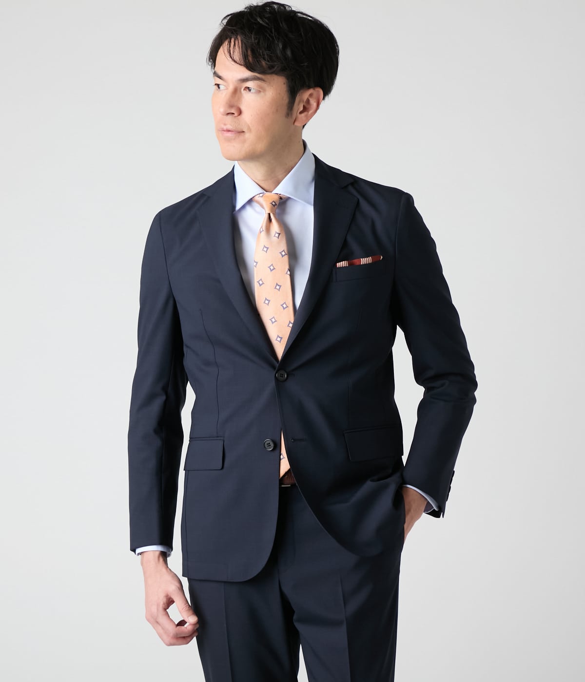 防シワ・ストレッチ・ウォッシャブル】TRAVEL COMFORT ハイストレッチ