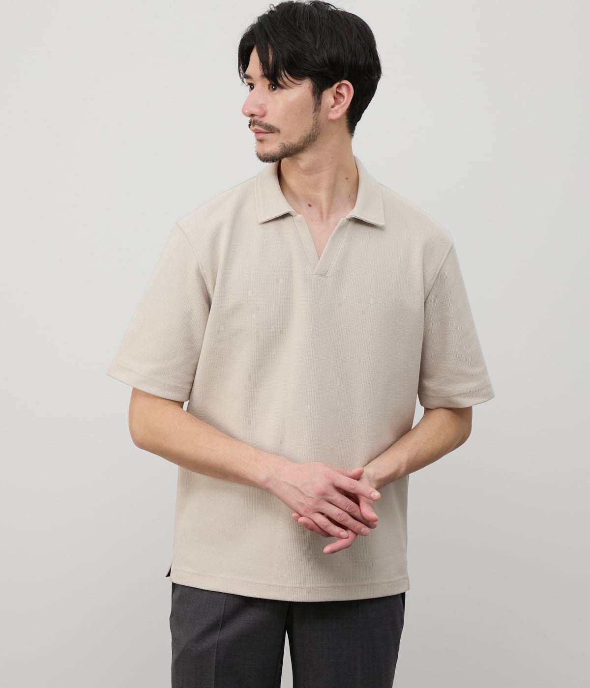 I cotoni di Albini スキッパー ポロシャツ(11635606-2025