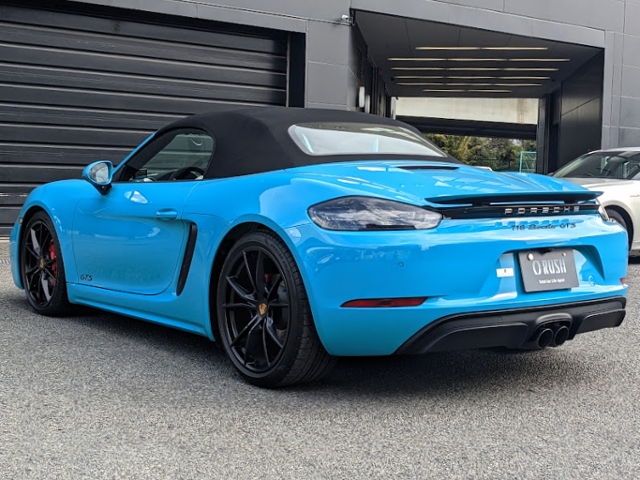 ポルシェ718ボクスター GTS 左H 6MT SPカラー スポクロ