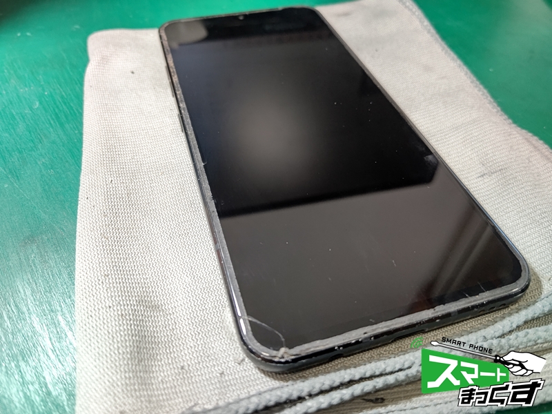 LG V60 ThinQ 5G L-51A 画面交換修理 -滋賀- 東京・大阪・滋賀の