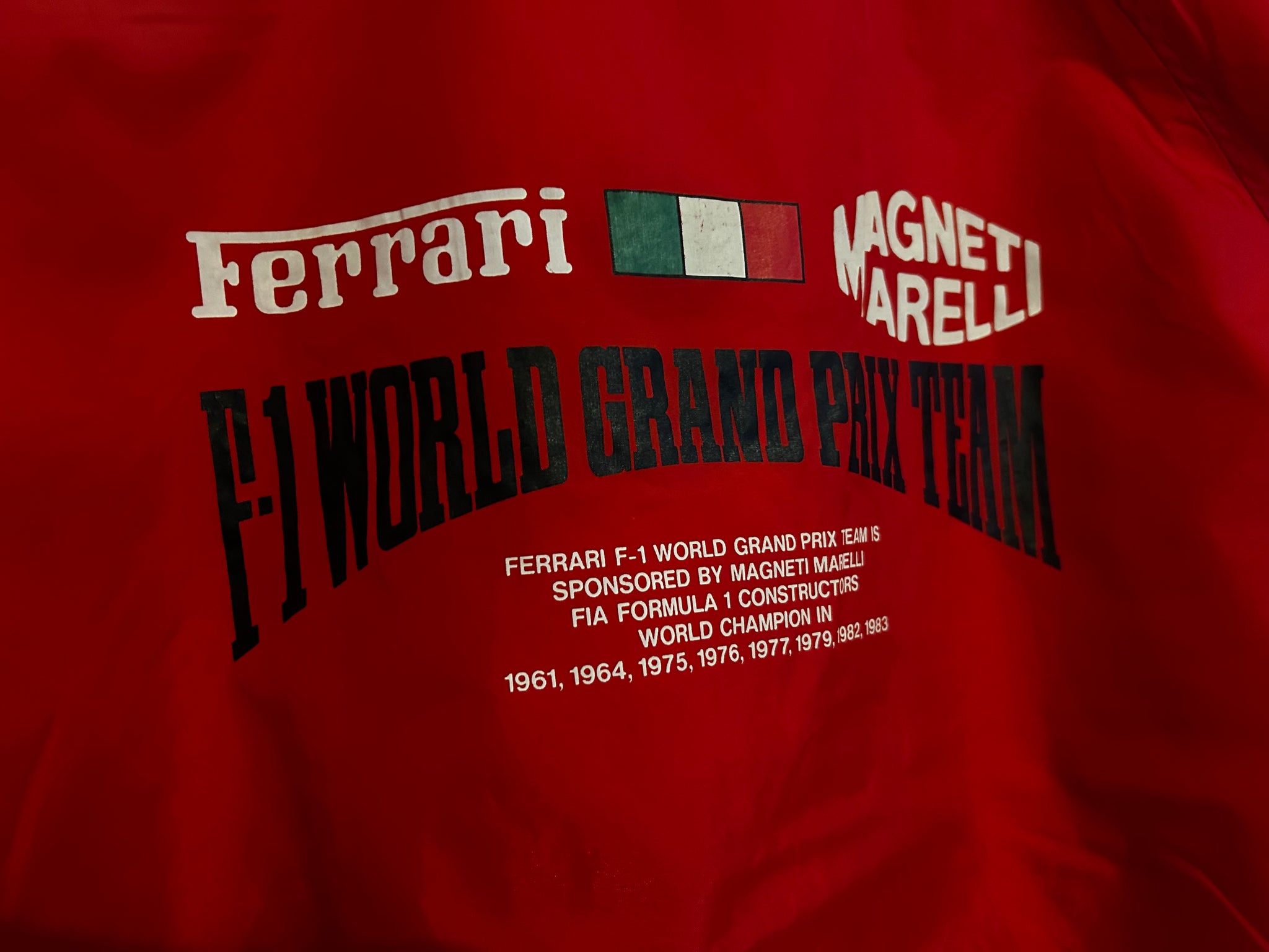 Ferrari Magneti Marelli F-1 Grand Prix Light Jacket – Smartkrew