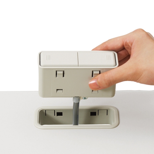 スマートオフィス】電源系コンセントボックス LA-CS W4 プラス