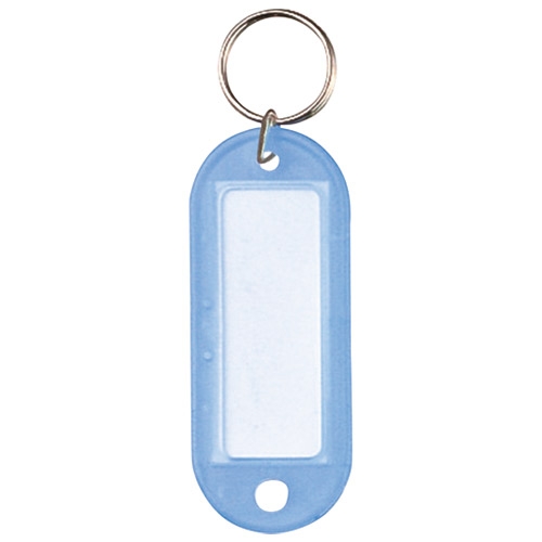 スマートオフィス】キーホルダー青30個入 B350J-BL スマートバリュー