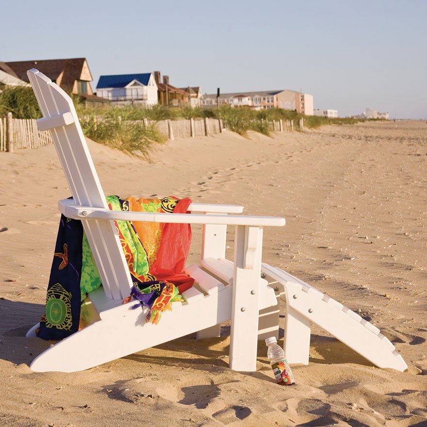 Amish Poly Patio Fanback Adirondack Chair - Quick Ship