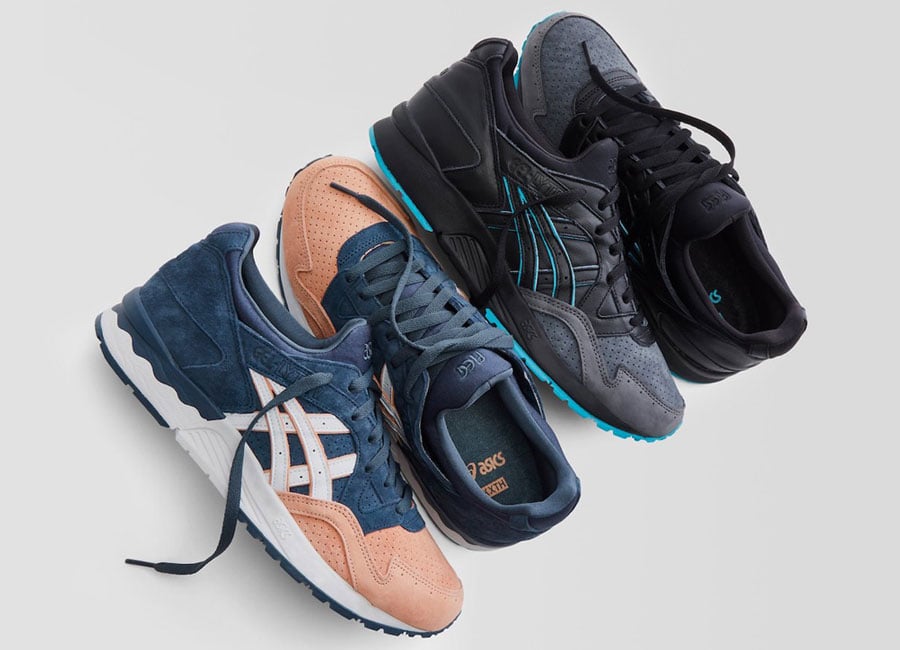 Kith x Asics Gel Lyte V Salmon Toe Leather Back Release Date Info