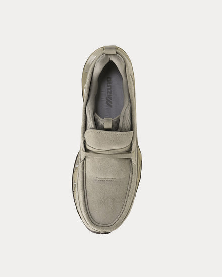 Mizuno Unisex Wave Prophecy Moc Suede Taupe Loafers