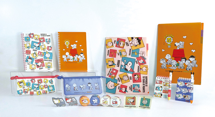 PEANUTS75周年を記念したステーショナリー第二弾が登場♪（クツワ株式