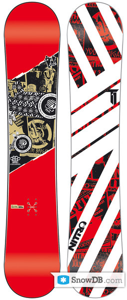 Snowboard Nitro T1 Legacy 2007/2008 :: Snowboard and ski catalog