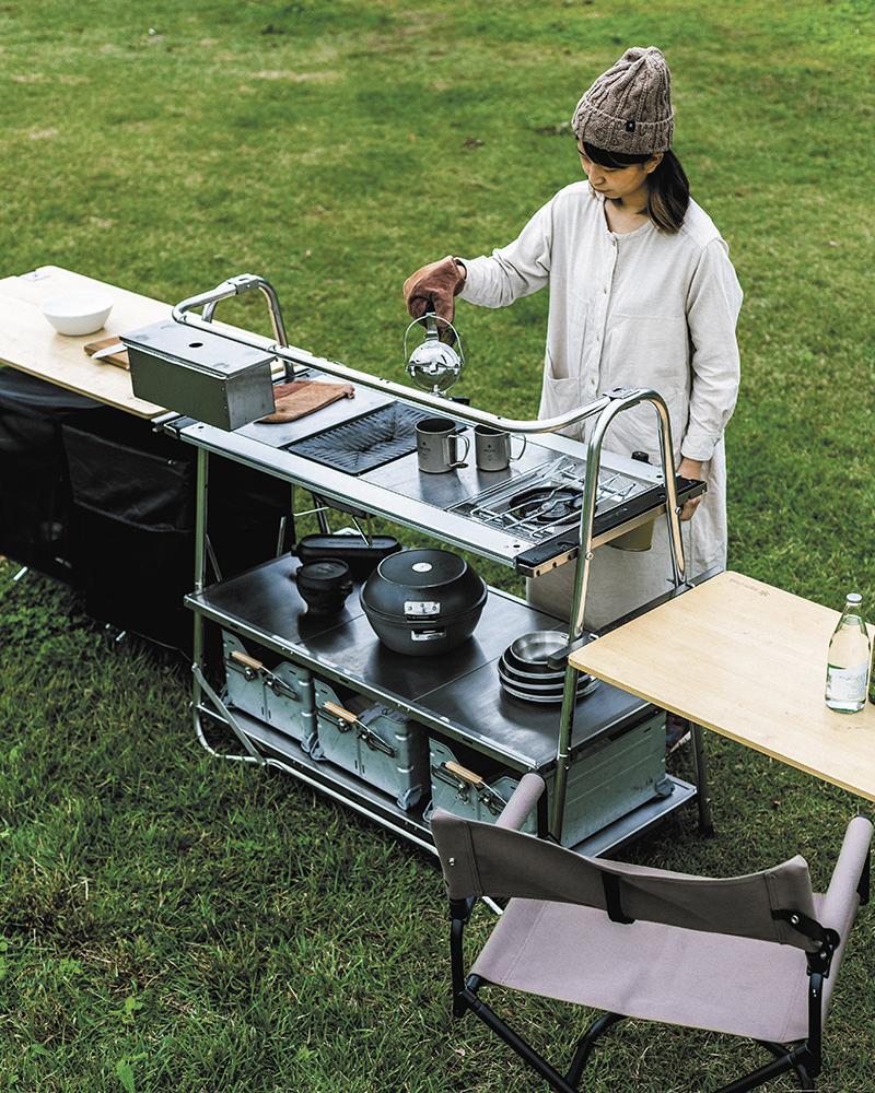Stainless Steel Kitchen Table - Iron Grill Table - Snow Peak