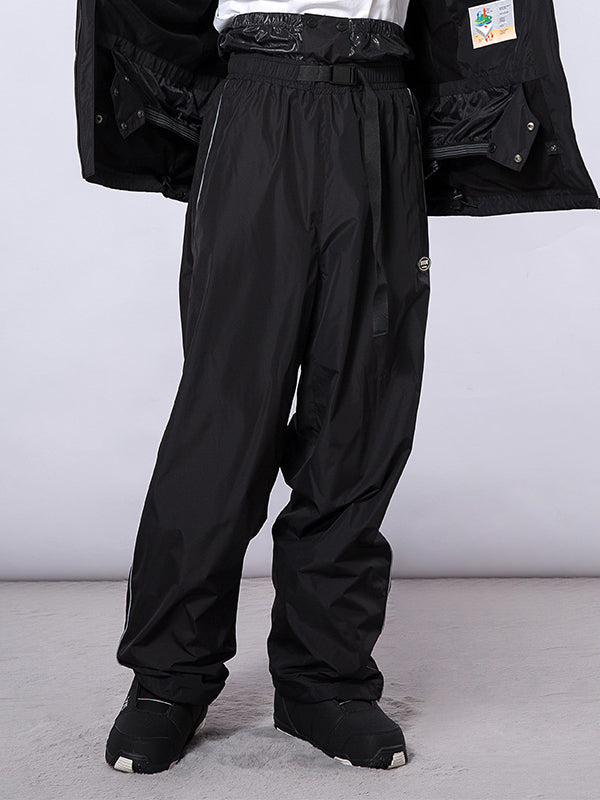 Men's Dook Snow Stripe Elastic Waterproof Snowboard Ski Pants