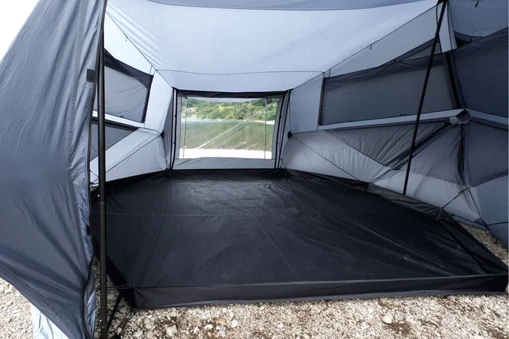 広大な居住空間がまるでグランピング！ 大型シェルターテント