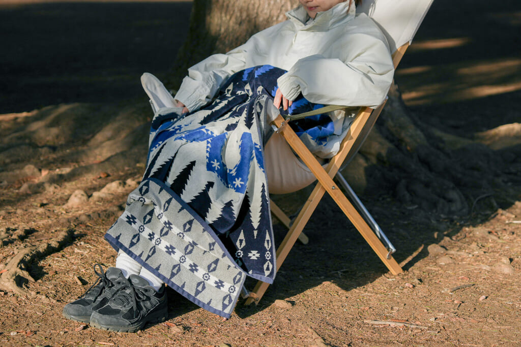 オチョコ柄にアスタリスクをデザイン！ 「Snow Peak×Pendleton」コラボ