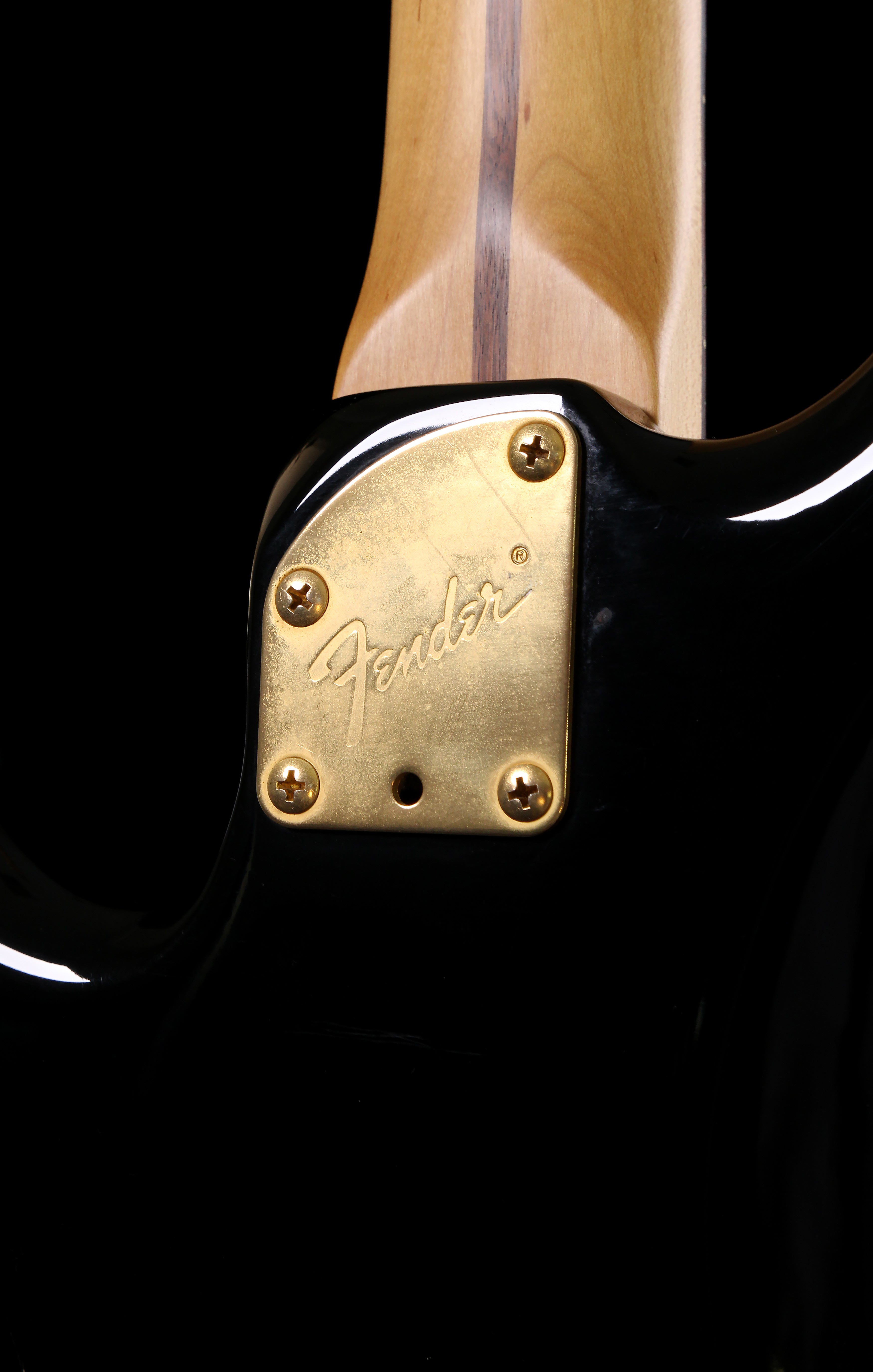 Fender Japan Contemporary Jazz Bass Special PJR-65 Black with Gold