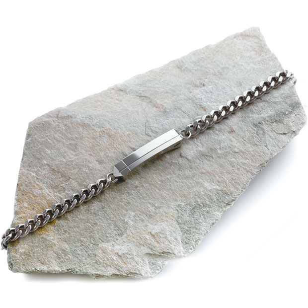 ブレスレット マット＆シャイン メンズ ステンレス | ソウルジュエリー