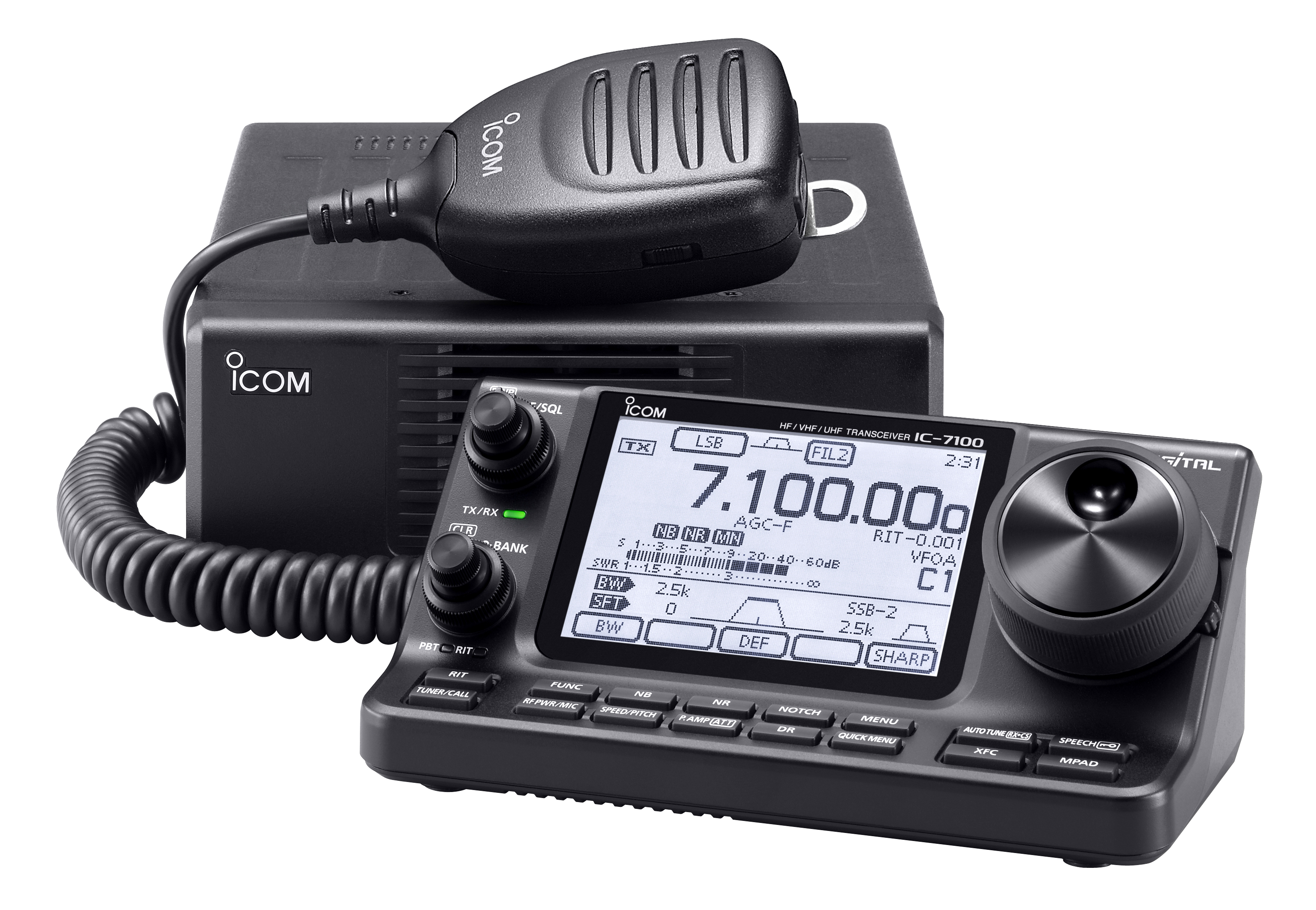 ICOM IC-7100 - Rádio Transceptor MULTI-BANDA D-STAR - Soundy Brasil
