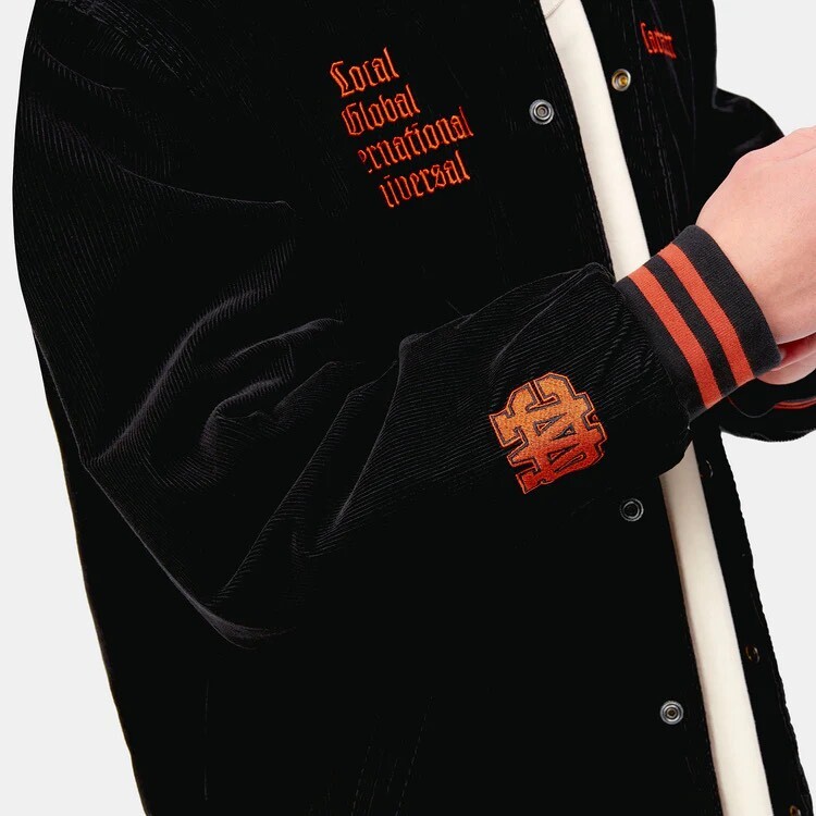 LETTERMAN JACKET コーデュロイスタジャン-カーハート ダブルアイピー