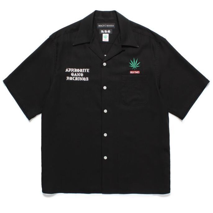 舐達麻 / HIGH TIMES / 50'S OPEN COLLAR SHIRT 舐達麻 ハイタイムズ