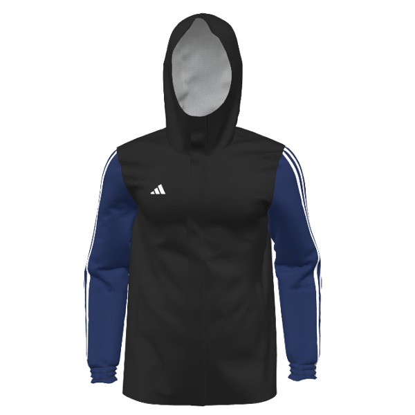 adidas Black/Navy Blue All Weather Jacket - model HT6466