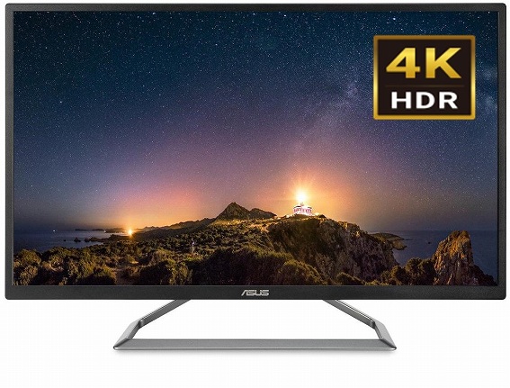 PCモニター ブラック VA32UQ ［31.5型 /ワイド /4K(3840×2160）］｜の