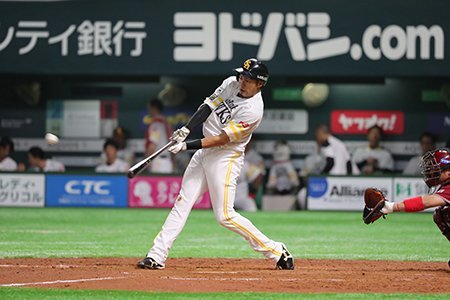 直前】中村晃選手が絶好調モード | 福岡ソフトバンクホークス