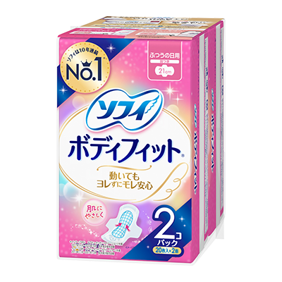 羽つき21cmナプキン | ソフィボディフィット®-生理用品のソフィ