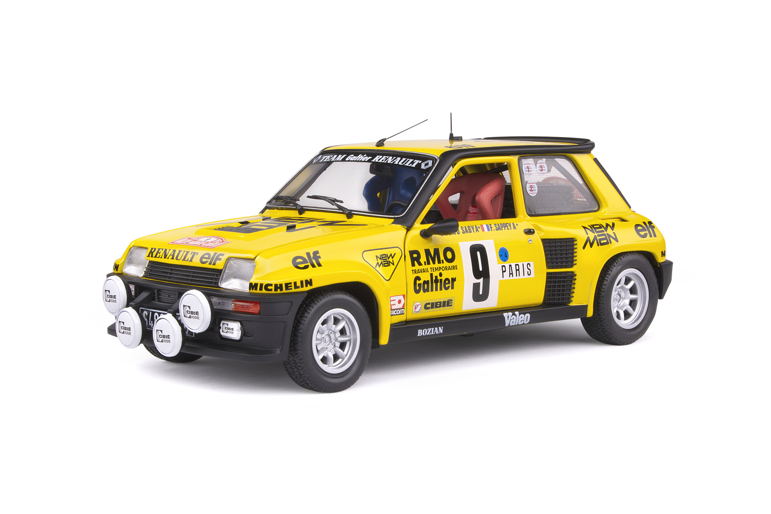 Renault 5 Turbo - Rallye Monte-Carlo - 1982 - #9 B.SABY - Solido