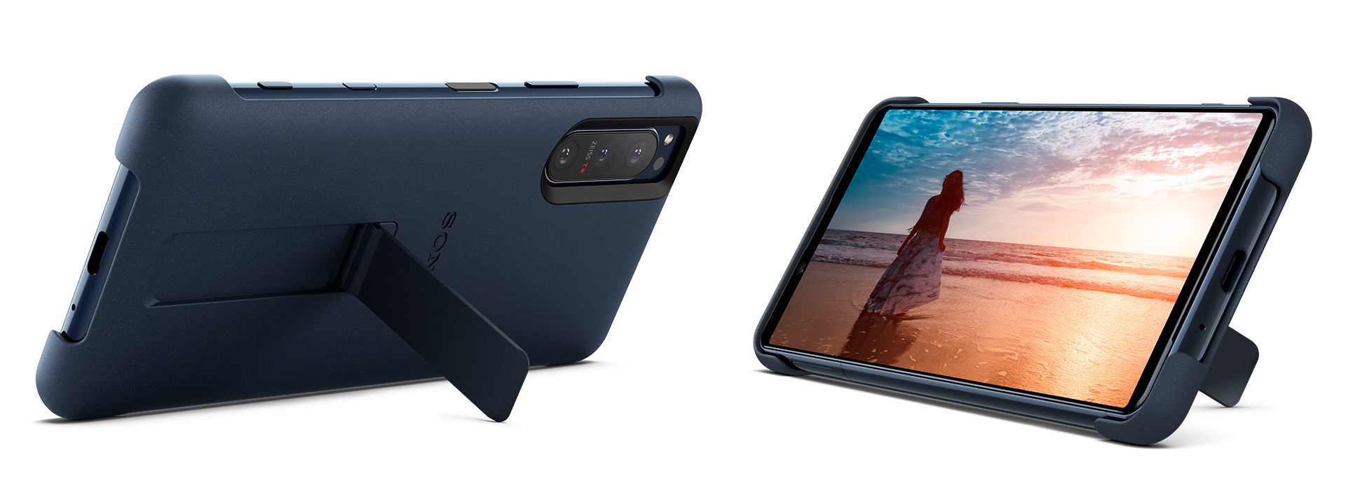 Xperia 5 II Style Cover with Stand XQZ-CBAD | Xperia（エクスペリア