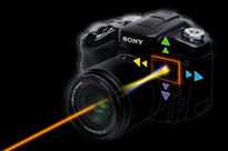 ボディ内蔵手ブレ補正機能と新開発有効1020万画素CCD搭載により高画質