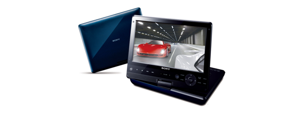 10.1V型高精細ワイドSVGA液晶を搭載したポータブルBDプレーヤーを発売