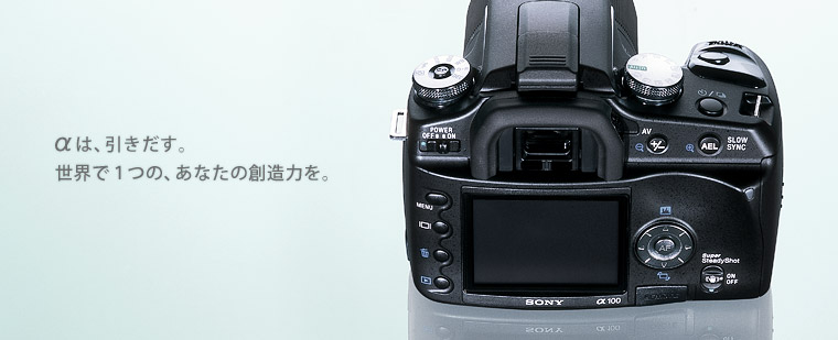 Sony α (アルファ) | DSLR-A100