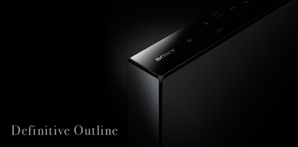 CMT-X3CD 特長 : デザイン | システムステレオ | ソニー