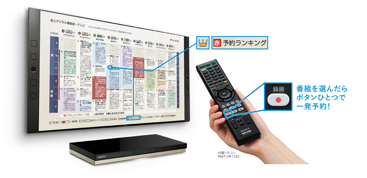 BDZ-ZT3500/BDZ-ZT2500/BDZ-ZT1500 | ブルーレイディスクレコーダー