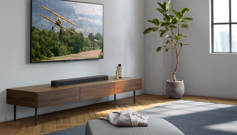 HT-X8500 特長 : デザイン | サウンドバー／ホームシアターシステム