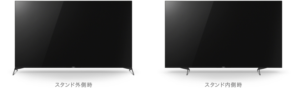 X9500Hシリーズ 特長 : デザイン | テレビ ブラビア | ソニー