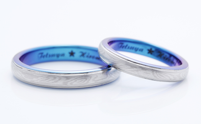 木目金の結婚指輪】スタイリッシュな最新デザイン事例5選 | 結婚指輪