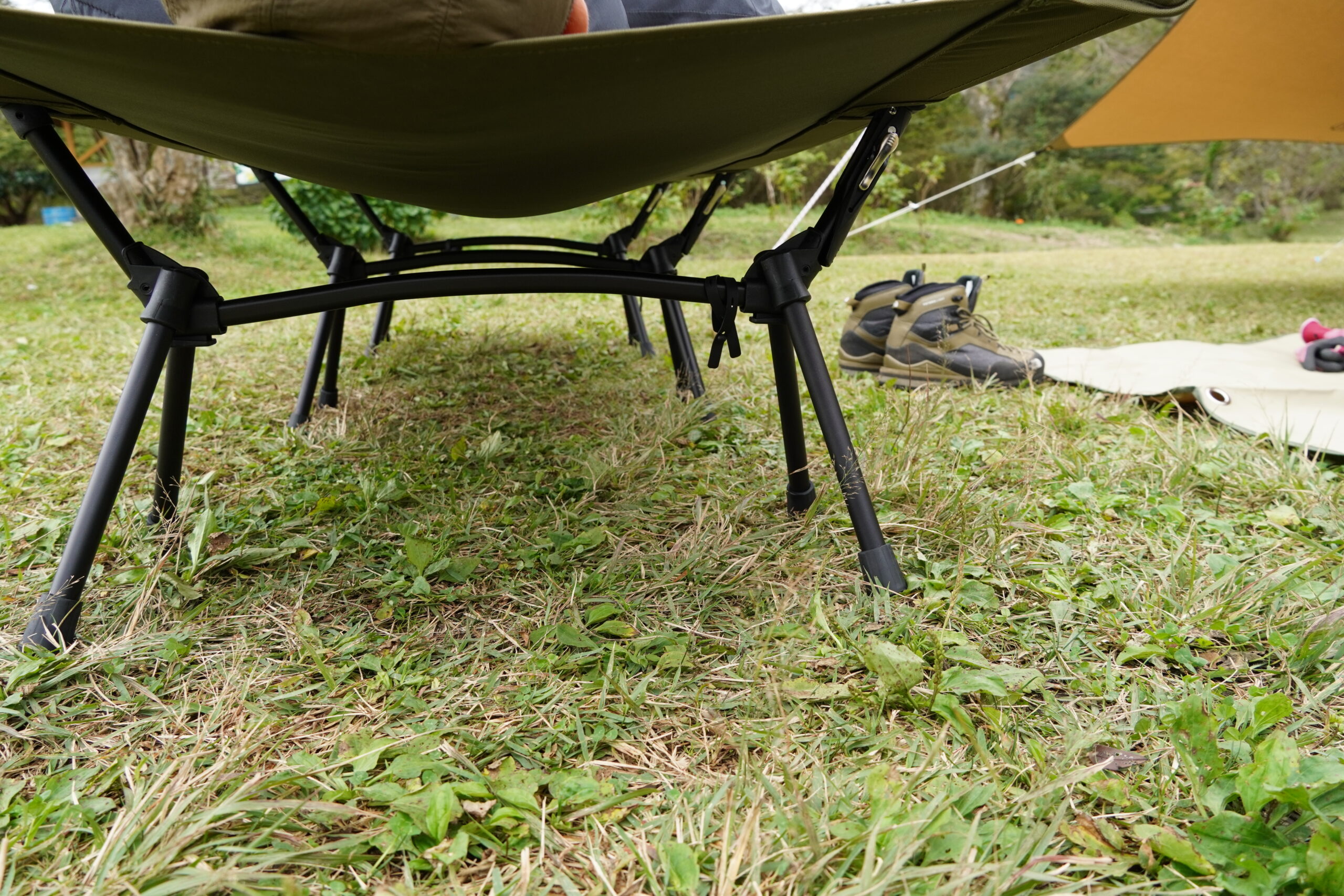 VENTLAX ヴェントラクス 2WAY アジャスタブル コット オリーブ 仮設