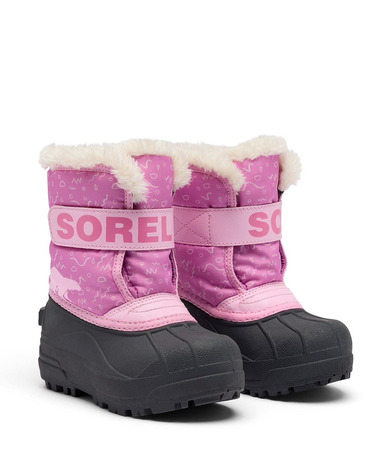 チルドレンズ スノーコマンダー ブーツ(13 Orchid Pink Flare)│SOREL