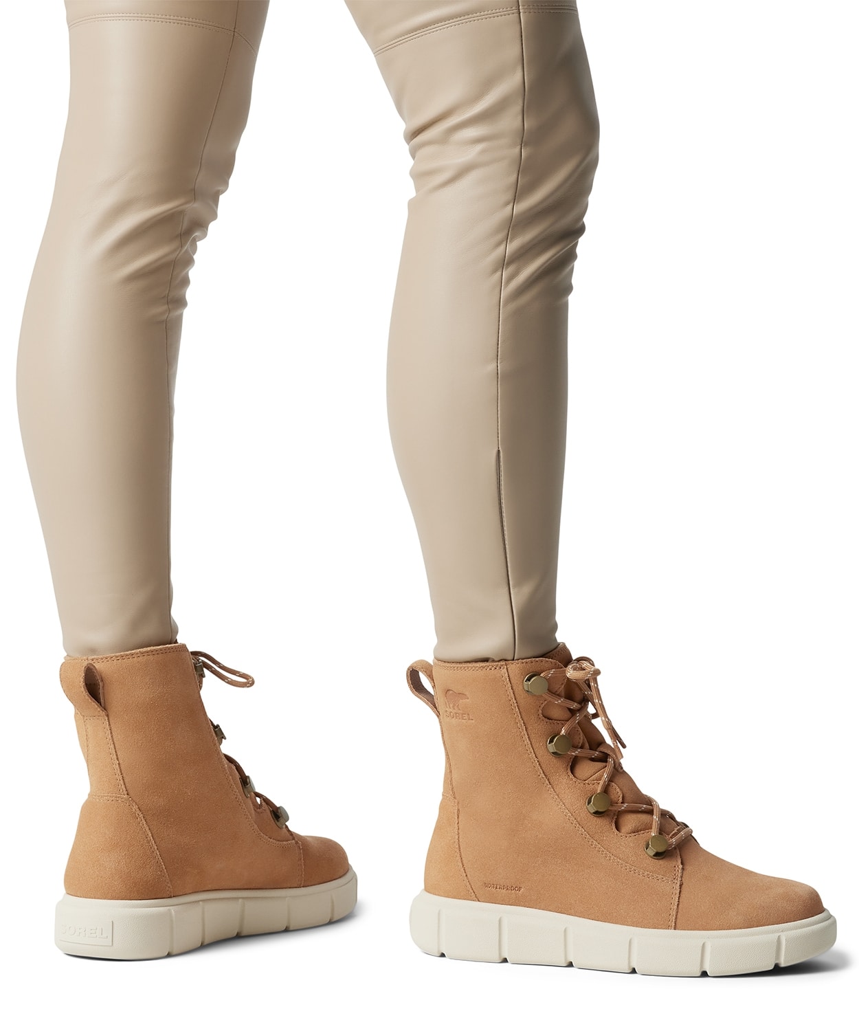 ソレルエクスプローラー3 ジョアンウォータープルーフ(22.5 Tawny Buff