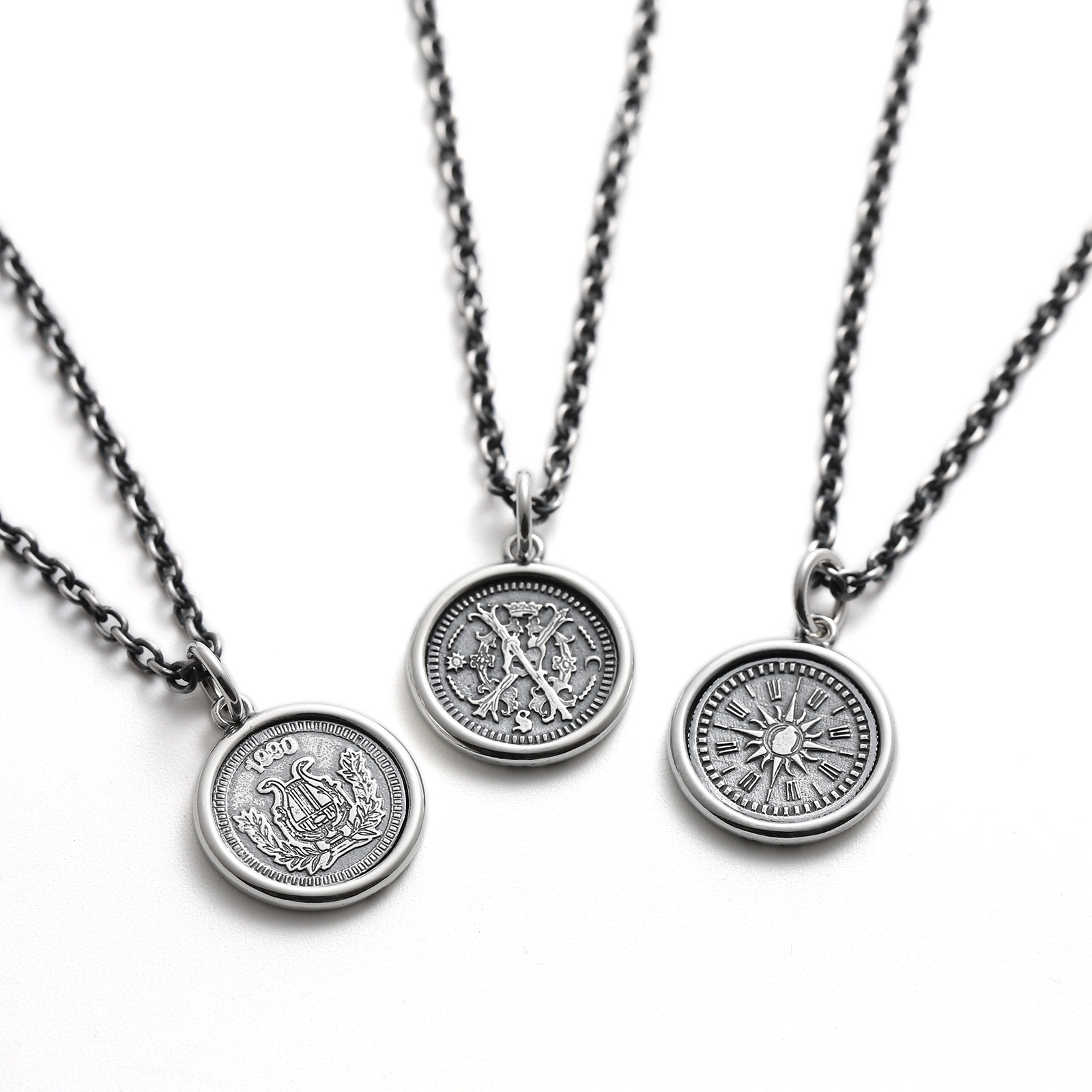 SYMPATHY OF SOUL（シンパシーオブソウル） Frame Coin Necklace - OX