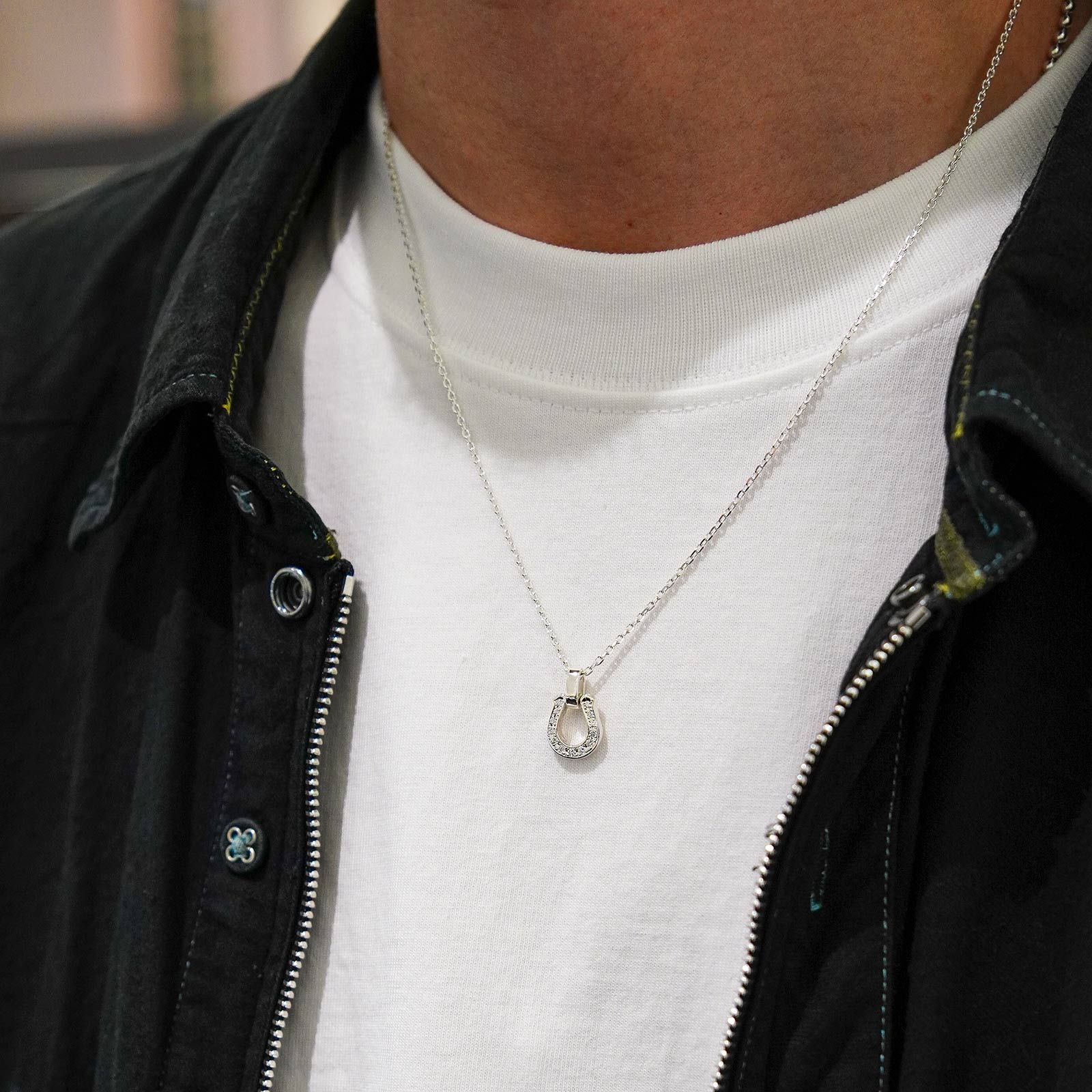 SYMPATHY OF SOUL（シンパシーオブソウル） Silver Square Chain