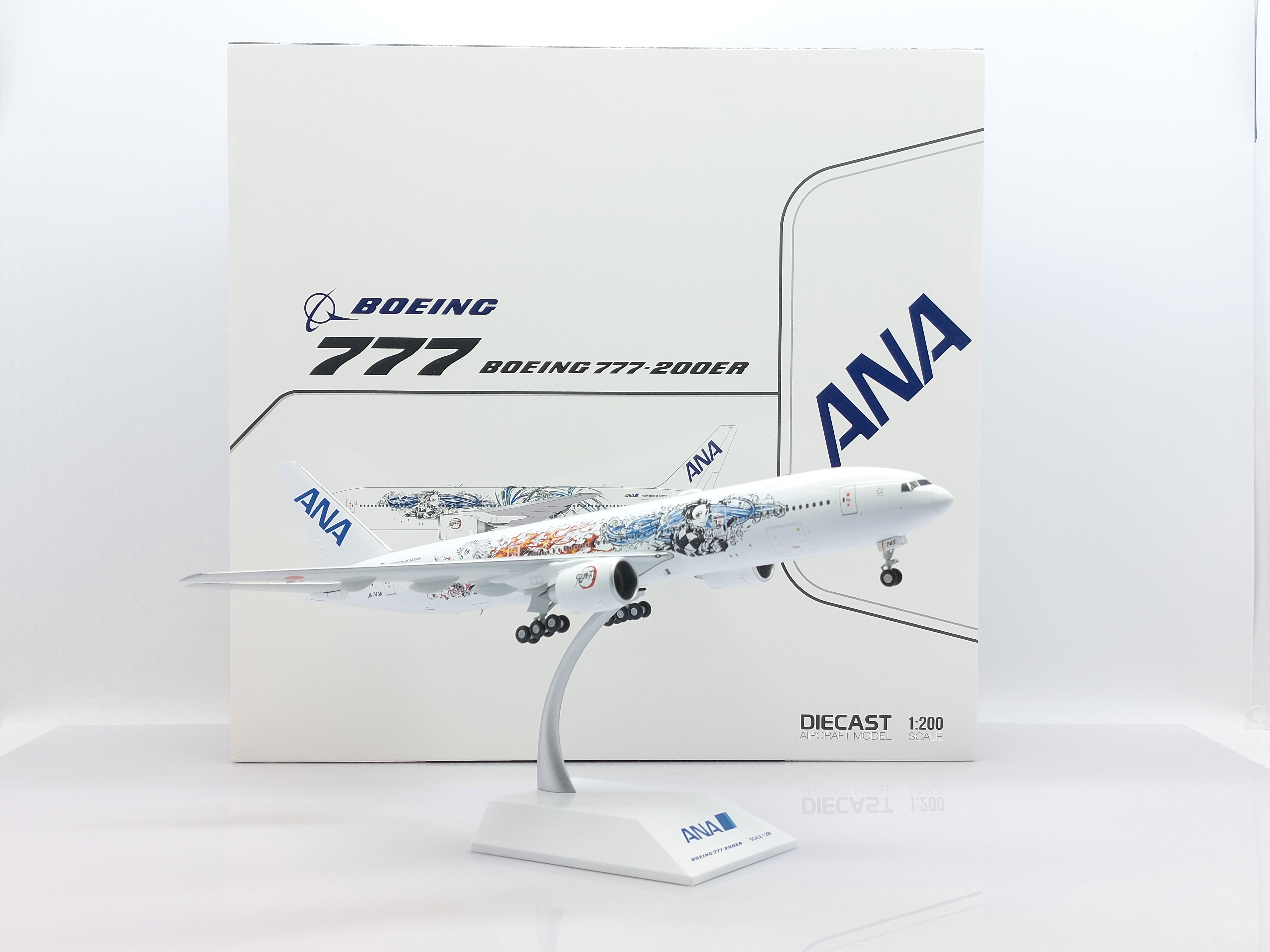 航空機・ヘリコプター JC wings ANA B777-200ER JA745A 1/400 航空機