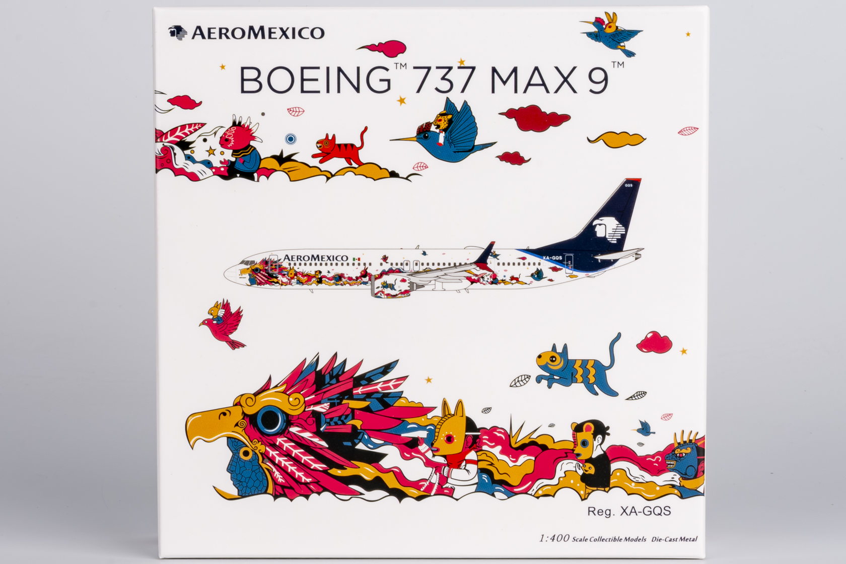 ScaleModelStore.com :: NG Models 1:400 - 89014 - Aeromexico Boeing