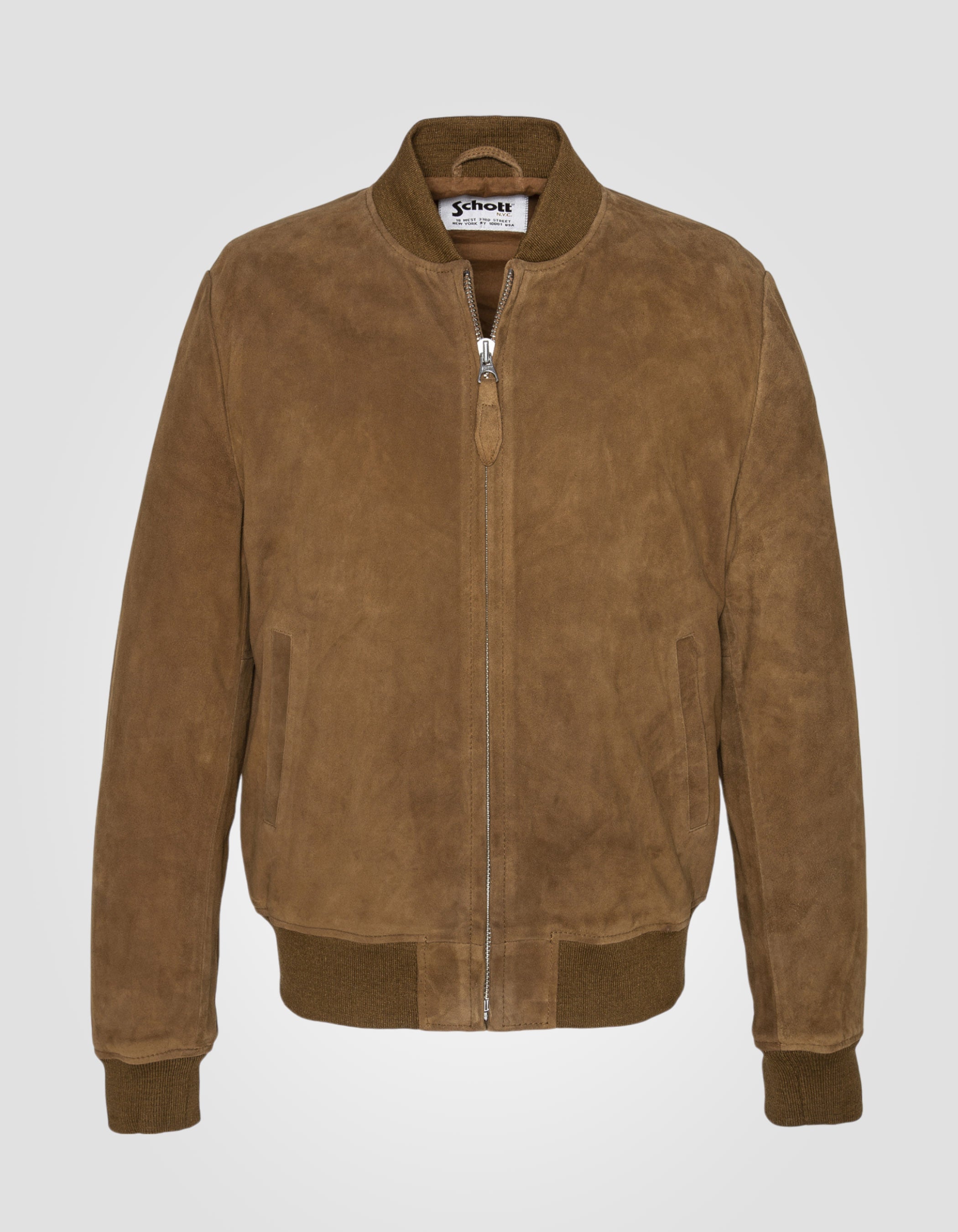 Rust light casual jacket, goat leather - LC300 | Schott NYC®