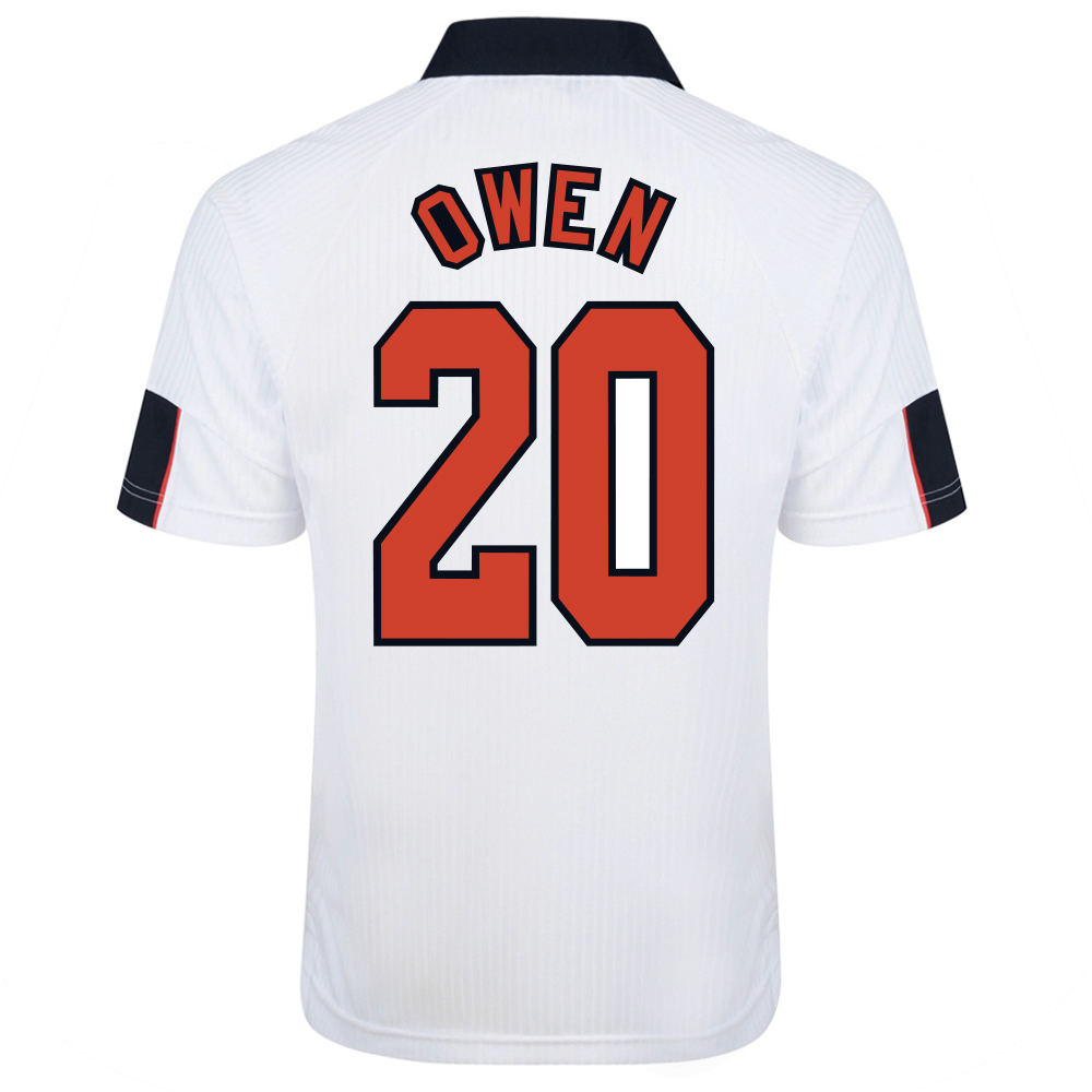England 1998 World Cup Finals No20 Owen shirt | England Retro