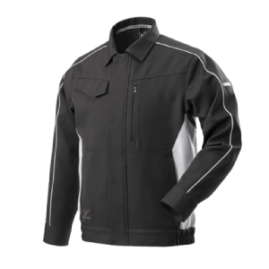 ワークジャケット 春夏 F2JE2183 チャコールグレー×レッド XS: 工具