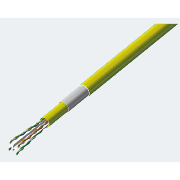Cat6A(S) UTP-C6A-(S) 24AWG X 4P 黄 200m巻: 通信ケーブル - 蛙屋