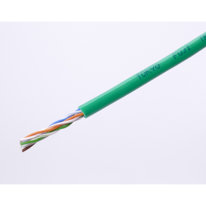 送料無料】富士電線0.5-4P EM-TPCC6 UTPケーブル （若草） EM-TPCC6