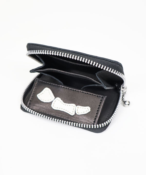 KAPITAL キャピタル THUMBS UP BONE HAND ZIP ミニウォレット - SE7EN
