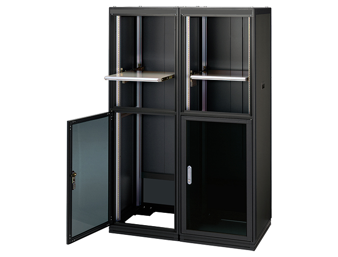 キャビネットラック FDC シリーズ FDC-1501-650W｜19インチラック