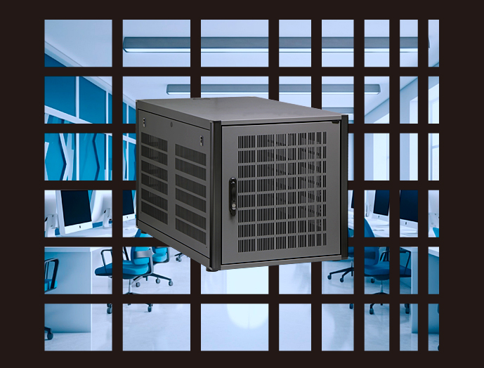 サステナブルオフィスラック SOR シリーズ SOR-12U60A0VN1｜19インチ